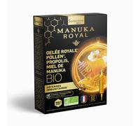 Santarôme BIO Pappa Reale Polline Propoli Miele Manuka 20 Fiale 10 ml - Integratore