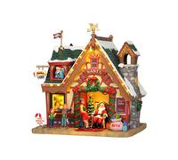 LEMAX CASA di Babbo Natale - Santa's Cabin cod 35554 Village PRESEPE