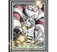 Santa's Cat : Holiday Writing Companion: Christmas Writing Book with Cat-Themed Prompts, Lined Pages, and Feline Art Prints - Includes Bonus Poem: “The Gift Santa Never Asked For”