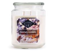 Santas Cookiecandela profumata grande in barattolo con coperchio | 2 stoppini | lunga durata | Regalo per donne