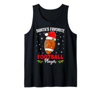Santa's Favorite Football Player Christmas Rugby Football Canotta