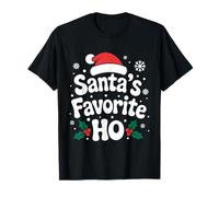 Santa's Favorite Ho Christmas Family Matching Maglietta