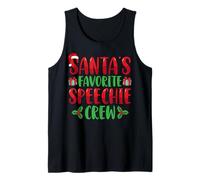 Santa's Favorite Speechie Crew SLP Speech Therapy Christmas Canotta