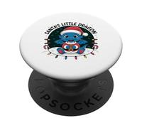 Santa's Little Dragon - Natale con simpatici draghi PopSockets PopGrip Adesivo