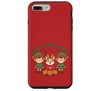 Santa's Little Helpers Christmas Elves Corgi Dog Holiday Custodia per iPhone 7 Plus/8 Plus