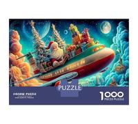 Santa's Magical Ride Puzzle 1000 Pezzi Per Adulti Christmas Gioco Educativo Decorazione Della Casa Per Adulti E Bambini Età 14 Anni in Su 38x26cm/1000pcs