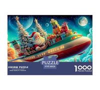 Santa's Magical RidePremium Jigsaw Puzzles for Adults A 1000-Piece (Advanced) Challenging Educational Brain Game - An Engaging And Thoughtful Gift Idea for Adults And Older Kids Age 12 Years Up to En