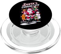 Santa's Running Crew Christmas Runner Costume Marathon Team PopSockets PopGrip per MagSafe