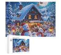 Santas Secret Village Puzzle per adulti Famiglia Attività Giochi Home Decor Puzzle 300 PCS
