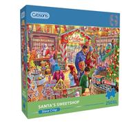 Santa's Sweet Shop, puzzle natalizio da 250XL, certificato Gibsons Games B Corp