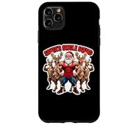 Santa's Swole Squad, allenamento natalizio in palestra, squadra, amici Custodia per iPhone 11 Pro Max