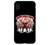 Santa's Swole Squad, allenamento natalizio in palestra, squadra, amici Custodia per iPhone XS Max