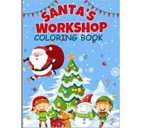 santa's workshop coloring book