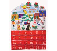 Santa's Workshop Stoff-Adventskalender (Countdown bis Weihnachten)