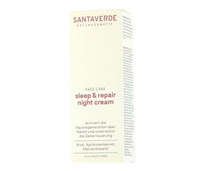 Santaverde Face Care - Crema notte per dormire e riparare 30 ml