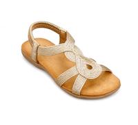 SANTE' - Cura e Confort - LEYA - SANDALO DONNA SOTTOPIEDE ANATOMICO - FLESSIBILE E MOLTO CONFORTEVOLE - SILVER 40