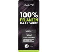SANTE Naturkosmetik Colore per capelli vegetali, nero, 100 g, colorazione naturale con indaco, colore per capelli senza ammoniaca e perossidi, vegano e dermatologicamente testato