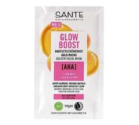 SANTE Naturkosmetik Glow Boost - Maschera dorata con estratto di alghe, 8 ml