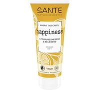 SANTE Naturkosmetik Happiness Aroma Gel doccia arancione - 200 ml - Fruttato fresco gel doccia con profumi naturali - Vegan & Dermatologicamente testato - doccia tonificante