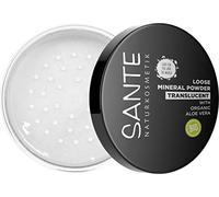 SANTE Naturkosmetik Loose Mineral Powder, polvere trasparente sfusa fissa a lungo per una carnagione uniforme, con aloe vera biologica, vegana, 12 g