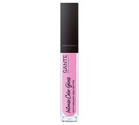 Sante Naturkosmetik Lucidalabbra naturale con finitura lucida, burro di karitè per labbra curate, Intense Color Gloss, n. 05 Dazzling Rose, 1 x 5, 3 ml