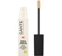 Sante Naturkosmetik Mineral Wake up correttore 01 Neutral Avory, copre ombre e macchie, adatto per contorni, vegano, 8 ml