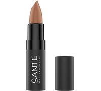 Sante Naturkosmetik Rossetto opaco 01 Truly Nude, rossetto, effetto opaco, con burro di cacao biologico, pigmentazione intensa, 4,5 g