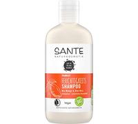 SANTE Naturkosmetik Shampoo idratante al mango e all'aloe vera, idrata i capelli lucidi, cura naturale per capelli secchi, vegano, 250 ml