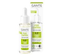 SANTE Naturkosmetik Siero con margherita biologica ed effetto niacinamide, siero viso per una carnagione uniforme e pori raffinati, siero Pore Control Perfector Serum, 30 ml