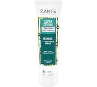 SANTE Naturkosmetik Super Strong Conditioner Bio-Bambus + 3 strati di proteine, balsamo vegano per capelli senza siliconi, nutre e rinforza i capelli senza potere, per una sensazione più densa, 150 ml