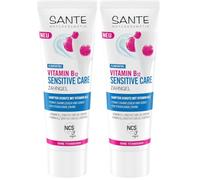 SANTE Naturkosmetik Vitamina B12 Sensitive Care - Gel dentale, 75 ml, con sale marino, xilite e vitamina B12, vegano, senza fluoruro e senza biossido di titanio, cura dentale per gengive sensibili
