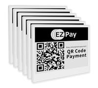 [Santek] EZ Sign NFC E-Paper Display - Senza batteria, display a 2 colori ultra sottile riscrivibile da 0,1 pollici, targhetta identificativa e nome univoco, nessun accoppiamento, compatibile con PC