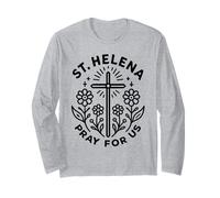 Sant'Elena Prega per Noi Donne cattoliche Maglia a Manica