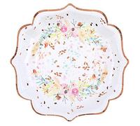 Santex 10 ASSIETTE CARTONE MATRIMONIO FIORE 21 CM MULTICOLORE
