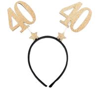 SANTEX 6824-40, Cerchietto Età glitterata 40 anni