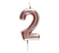 Santex 7305-2, candela 9 cm, colore: oro rosa, numero 2