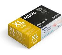 SANTEX FLASH BLACO BLACO di 100 guanti in nitrili dimensioni xl - 6 grammi - senza polvere - lattice libero - nessun estere - c NEW