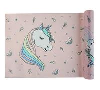 Santex Runner da tavolo in tessuto non tessuto, unicorno, 5 m x 30 cm, multicolore, taglia unica