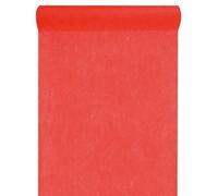 Santex - Runner decorativo in tessuto non tessuto, per tavolo, 0,3 x 10 m Colore: rosso