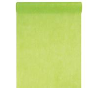 Santex - Runner decorativo in tessuto non tessuto, per tavolo, 0,3 x 10 m, Fibra sintetica, verde, 10 m x 30 cm