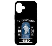 Santi degli Ultimi Giorni Trek - Cammino di fede con Cristo Custodia per iPhone 16