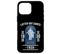 Santi degli Ultimi Giorni Trek - Cammino di fede con Cristo Custodia per iPhone 16 Pro Max