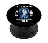 Santi degli Ultimi Giorni Trek - Cammino di fede con Cristo PopSockets PopGrip Adesivo