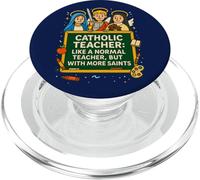 Santi patroni della scuola di apprezzamento dell'insegnante cattolico PopSockets PopGrip per MagSafe