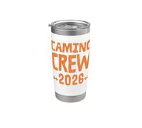 Santiago Crew 2026 Camino Group che cammina lungo il Bicchiere termico in acciaio inox doppia parete
