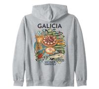 Santiago de Compostela Galizia Spagna Cattedrale Botafumeiro Felpa con Cappuccio