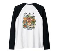 Santiago de Compostela Galizia Spagna Cattedrale Botafumeiro Maglia con Maniche Raglan