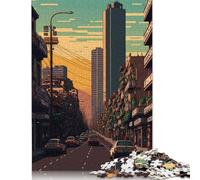 Santiago Pixel Art Jigsaw Puzzle Impossibili 1000 Pezzi Decorazione Per La Casa. Giochi Rilassamento E Intelligence Per Adulti E Bambini Da 12 Anni 1000pcs (38x26cm)