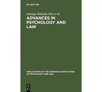 Santiago Redondo Advances in Psychology and Law (Copertina rigida)
