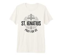 Sant'Ignazio Prega per Noi Croce Cattolica Maglietta Premium